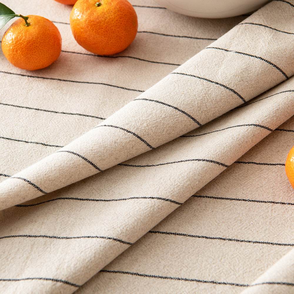 Japanese Rectangular Striped Tablecloth - Mubimart