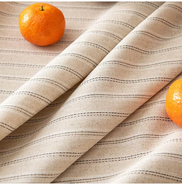 Japanese Rectangular Striped Tablecloth - Mubimart
