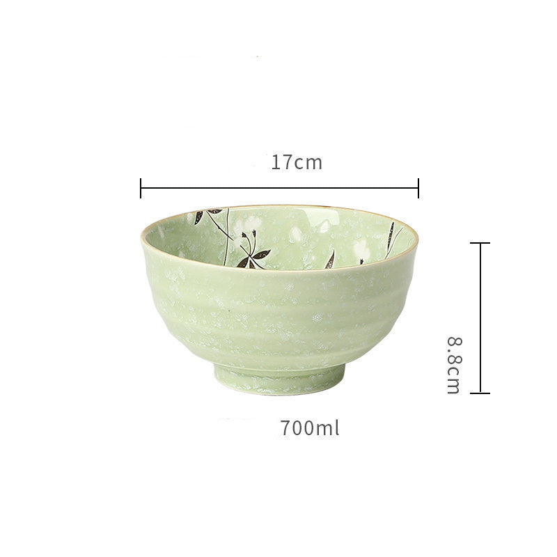 Japanese Small Bowl Single Ceramic Soup - Mubimart -  