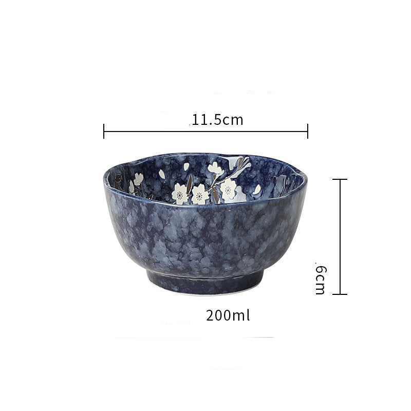 Japanese Small Bowl Single Ceramic Soup - Mubimart -  