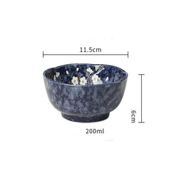 Japanese Small Bowl Single Ceramic Soup - Mubimart -  