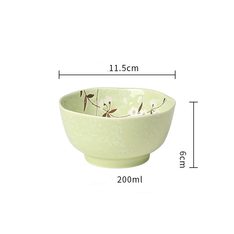 Japanese Small Bowl Single Ceramic Soup - Mubimart -  