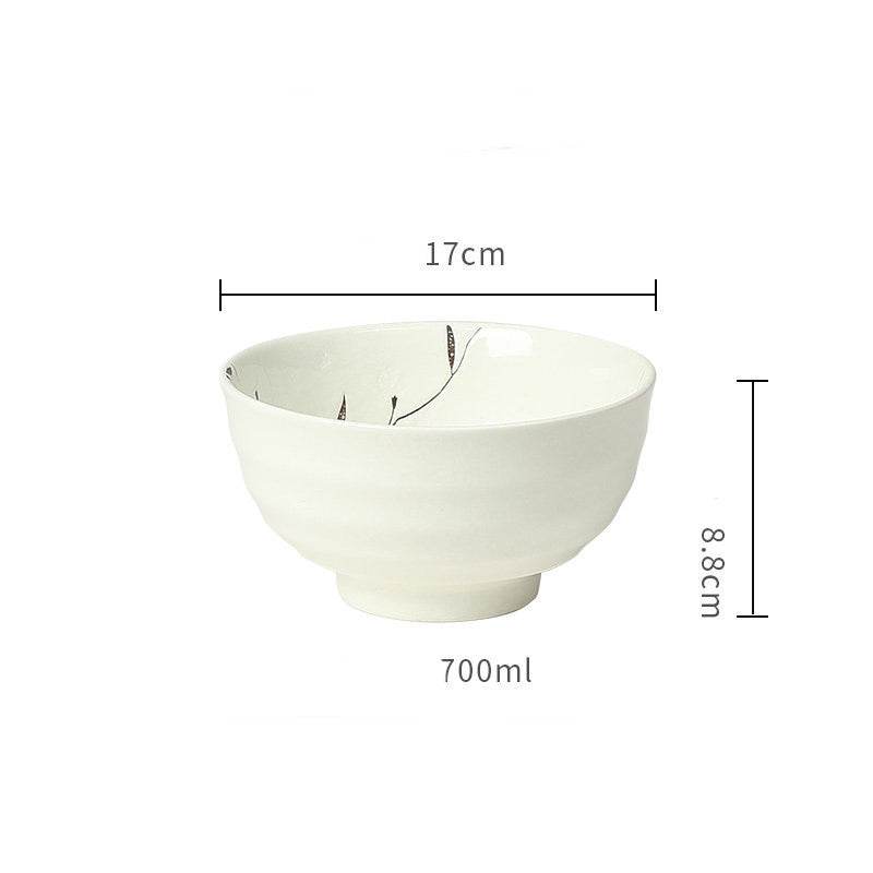 Japanese Small Bowl Single Ceramic Soup - Mubimart