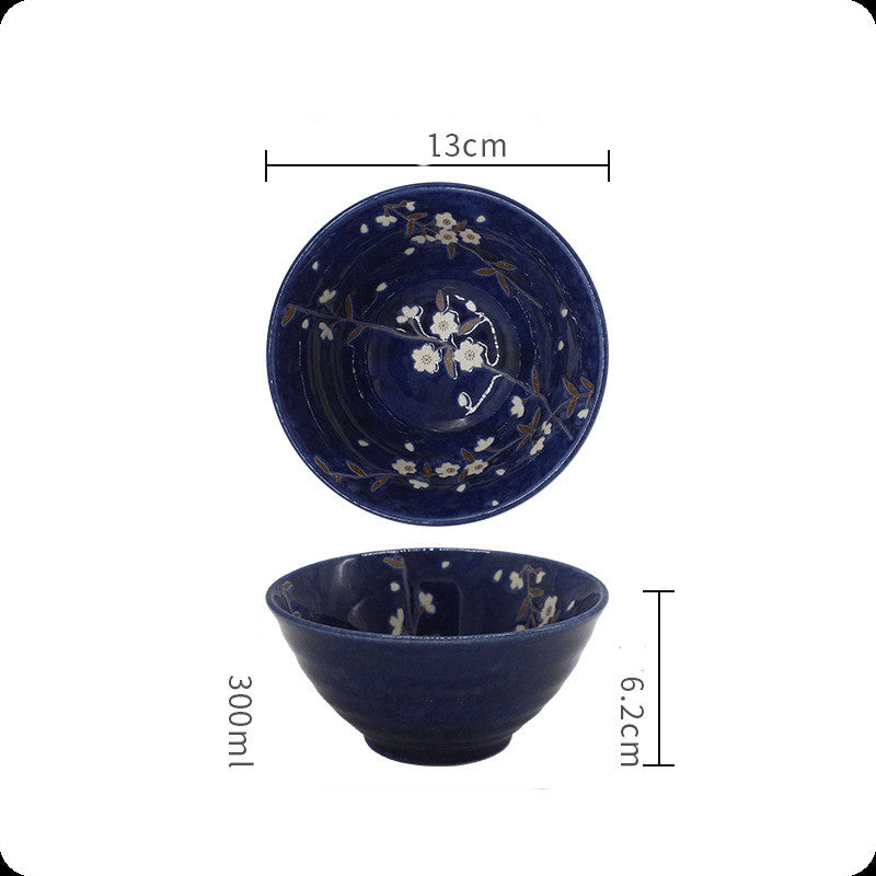 Japanese Small Bowl Single Ceramic Soup - Mubimart -  