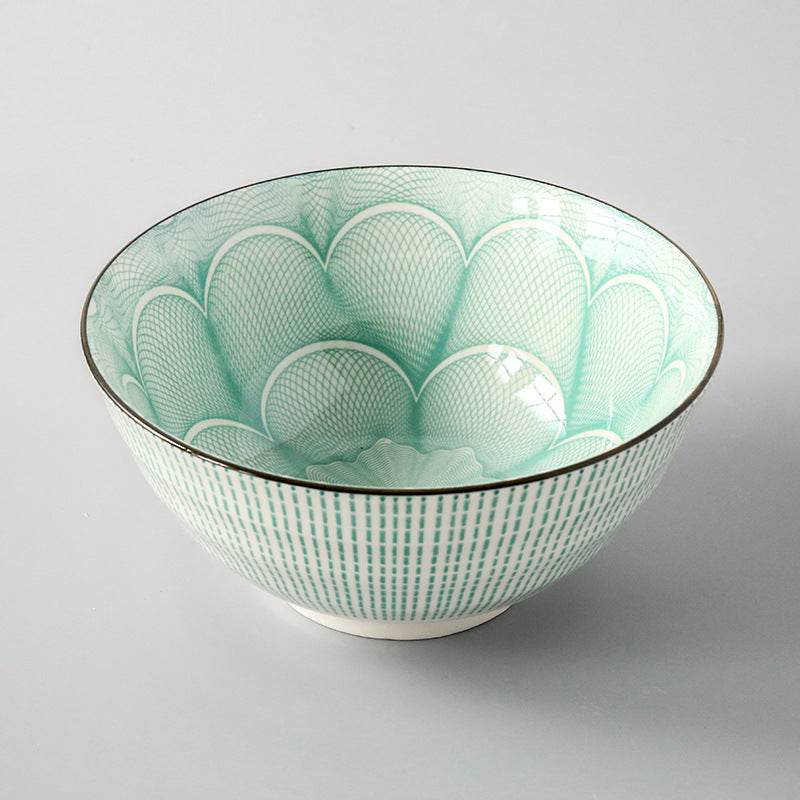 Japanese Style Ceramic Soup Bowl, Large Bowl, Instant Noodle Bowl, Ceramic Bowl For Soup, 8-Inch Household Noodle Soup Bowl, Ramen Bowl - Mubimart
