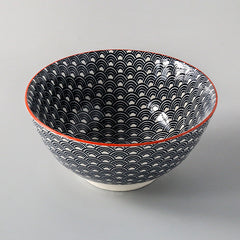 Japanese Style Ceramic Soup Bowl, Large Bowl, Instant Noodle Bowl, Ceramic Bowl For Soup, 8-Inch Household Noodle Soup Bowl, Ramen Bowl - Mubimart - Soup bowl 