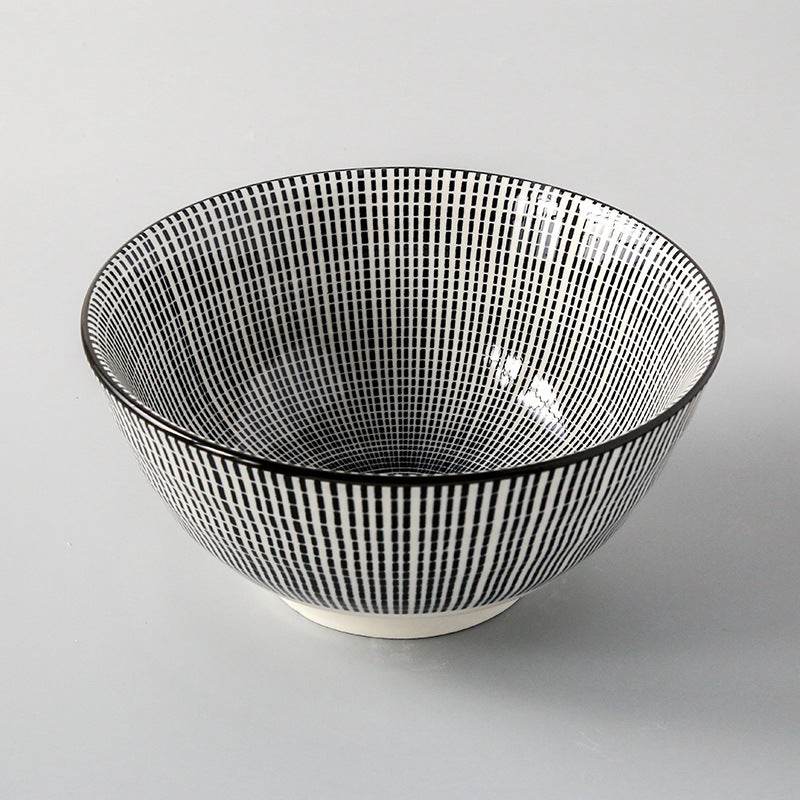 Japanese Style Ceramic Soup Bowl, Large Bowl, Instant Noodle Bowl, Ceramic Bowl For Soup, 8-Inch Household Noodle Soup Bowl, Ramen Bowl - Mubimart