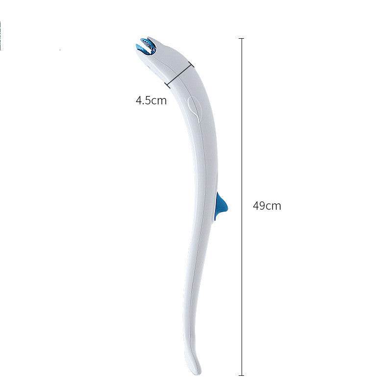 Japanese Style Dolphin Toilet Brush Comes With Cleaner - Mubimart