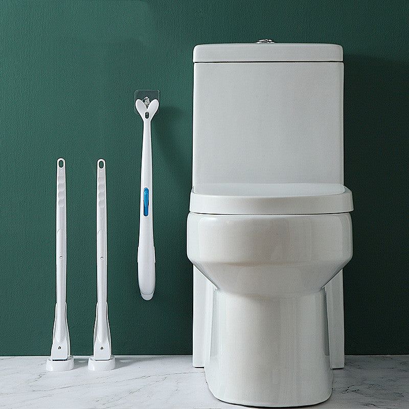 Japanese Style Dolphin Toilet Brush Comes With Cleaner - Mubimart - Toilet brush 