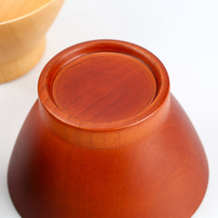 Japanese Style Horn Wooden Bowl Jujube Wood Tableware - Mubimart -  