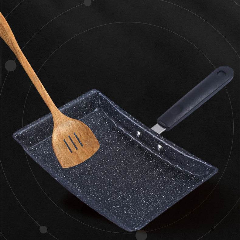 Japanese Style Household Non Stick Square Rice Stone Frying Pan - Mubimart