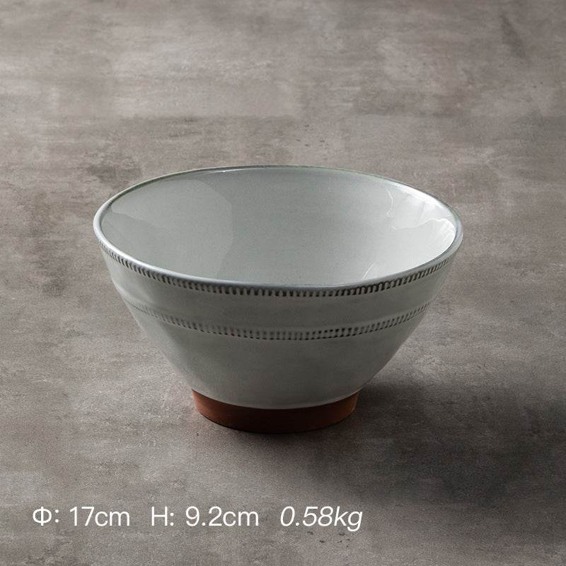 Japanese Style Large Rice Bowl Household Soup Bowl Hat Bowl - Mubimart