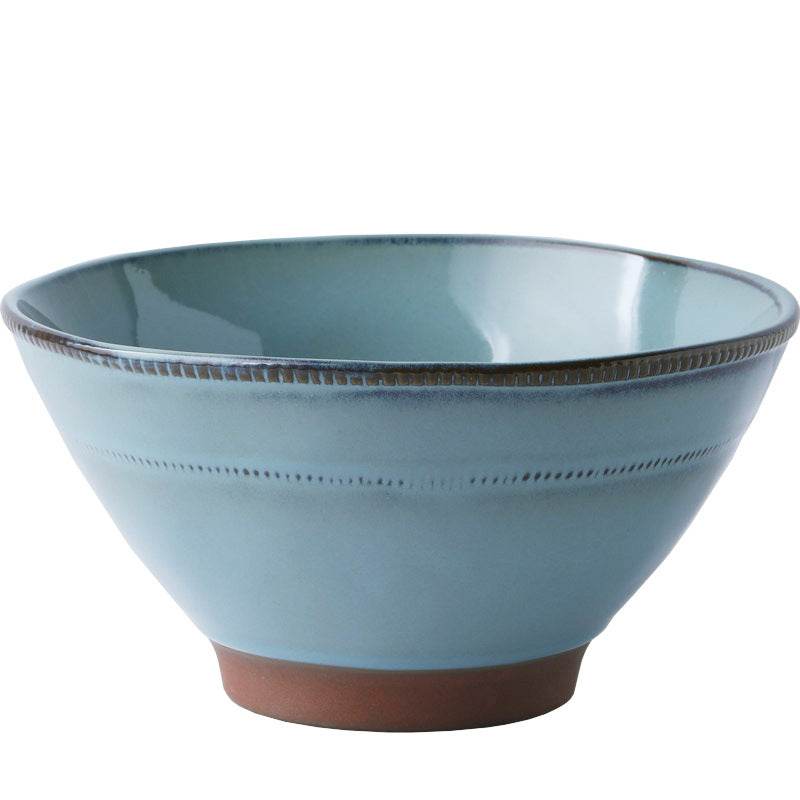 Japanese Style Large Rice Bowl Household Soup Bowl Hat Bowl - Mubimart