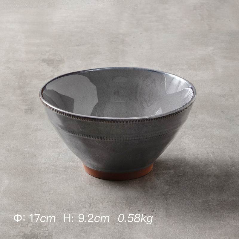 Japanese Style Large Rice Bowl Household Soup Bowl Hat Bowl - Mubimart