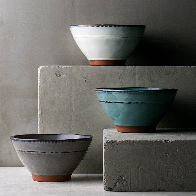 Japanese Style Large Rice Bowl Household Soup Bowl Hat Bowl - Mubimart