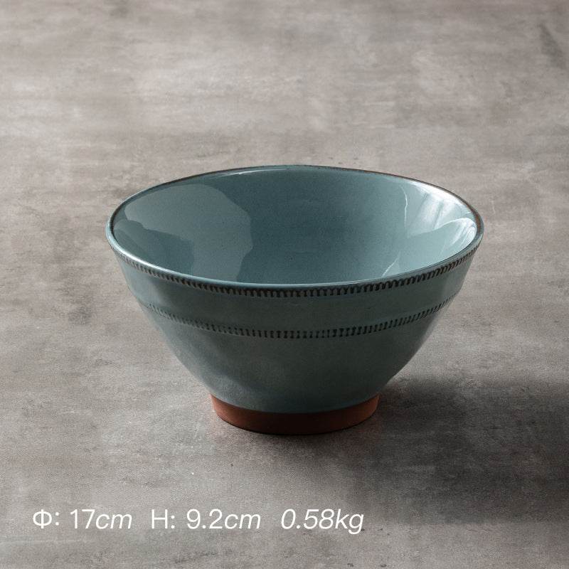 Japanese Style Large Rice Bowl Household Soup Bowl Hat Bowl - Mubimart