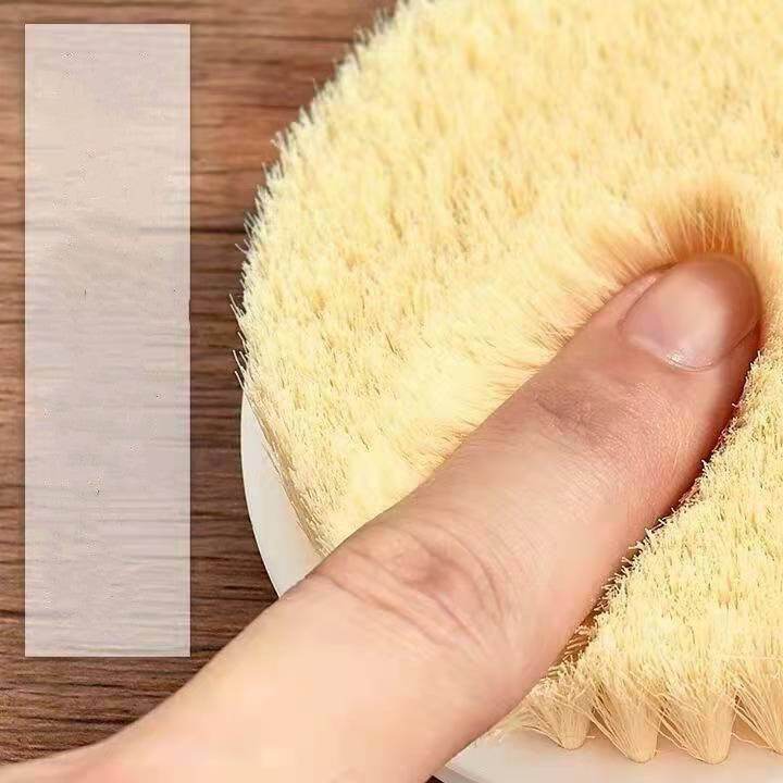 Japanese Style Long Handle Massage Brush Bathroom Scrub Bath Nylon Soft Hair - Mubimart