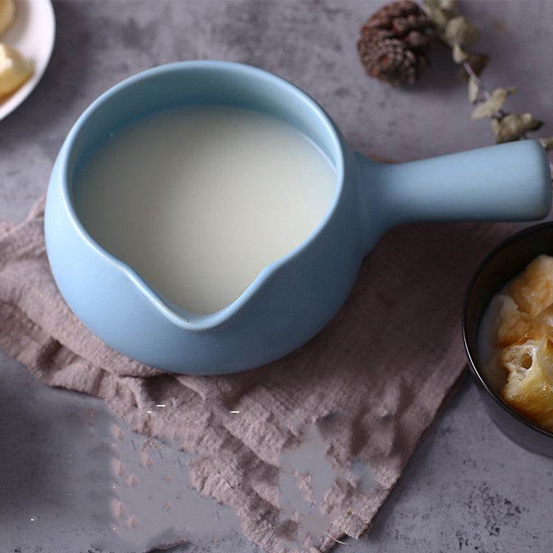 Japanese Style Milk Pot Ceramic Household Non Stick Pot - Mubimart
