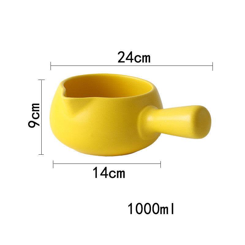 Japanese Style Milk Pot Ceramic Household Non Stick Pot - Mubimart