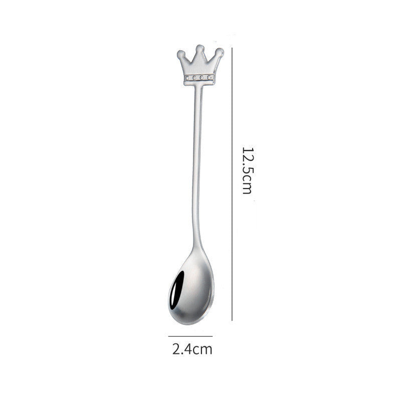 Japanese Style Stainless Steel Cartoon Sunflower Spoon - Mubimart -  