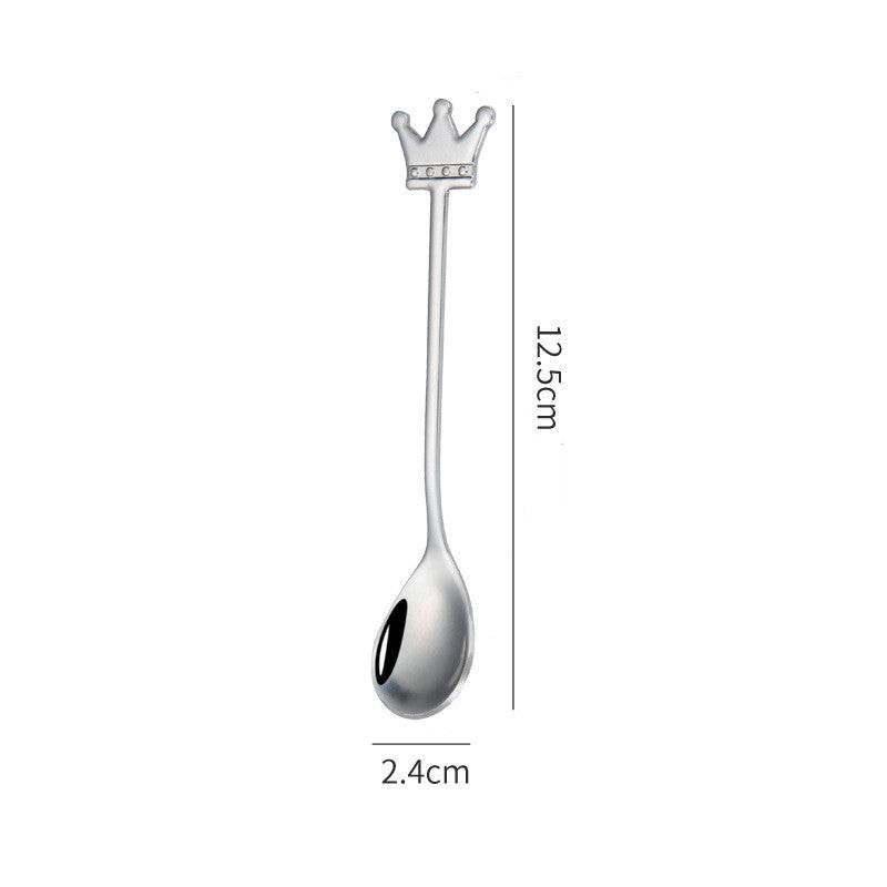 Japanese Style Stainless Steel Cartoon Sunflower Spoon - Mubimart