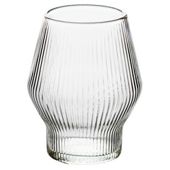 Japanese Style Vertical Pattern Glass Wine Glass Creative Whiskey Glass - Mubimart - Drink glass 