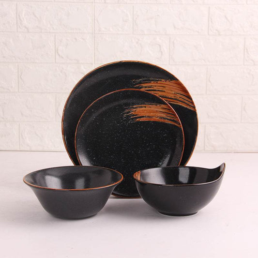 Japanese Sushi Ceramic Dinner Set - Mubimart