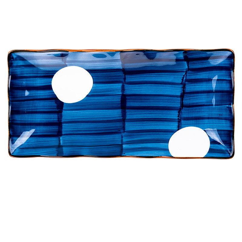 Japanese-style Dinner Plate, Household Ceramic Plate, Breakfast Plate, Tableware, Fish Plate, Sushi Plate - Mubimart