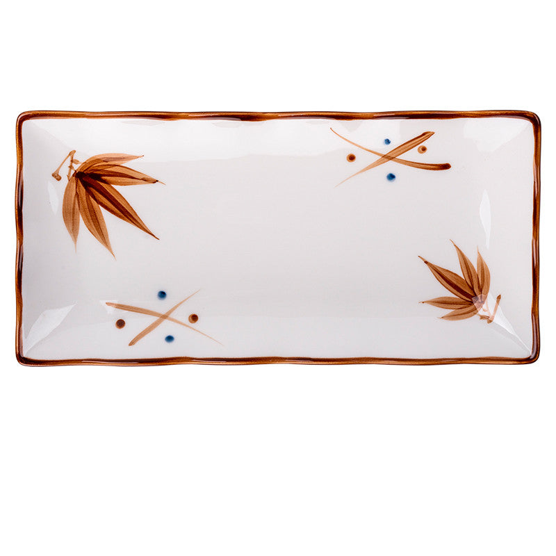 Japanese-style Dinner Plate, Household Ceramic Plate, Breakfast Plate, Tableware, Fish Plate, Sushi Plate - Mubimart -  