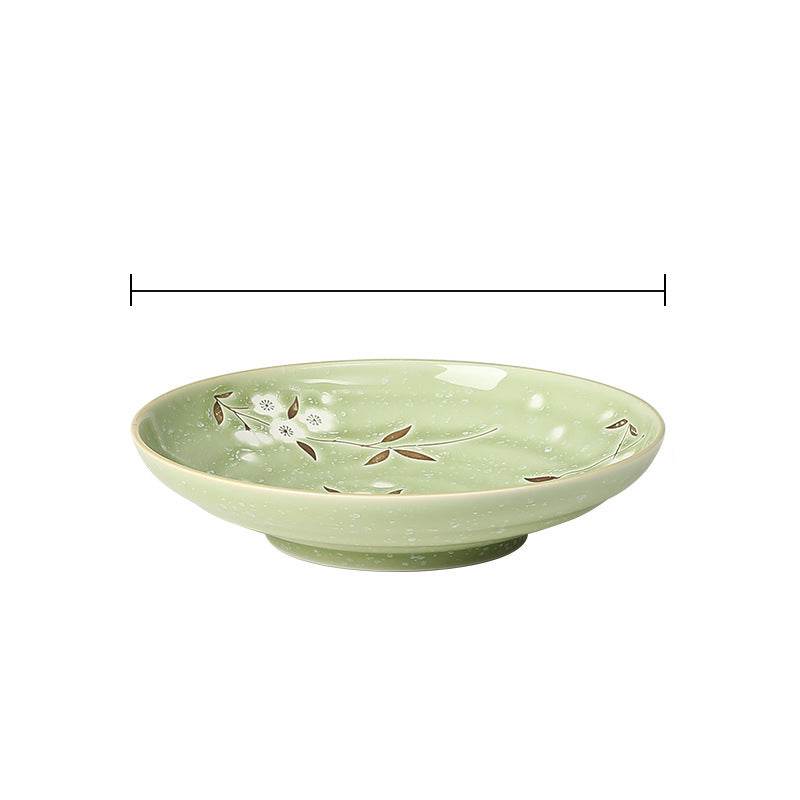 Japanese-style Tableware Plate Steak Plate Dinner Plate Flat Plate - Mubimart