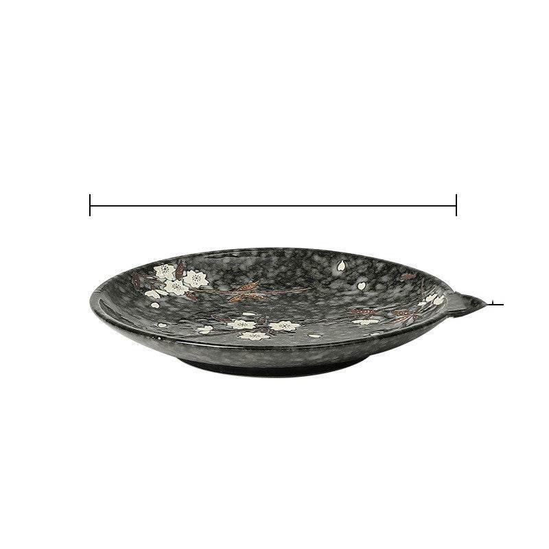 Japanese-style Tableware Plate Steak Plate Dinner Plate Flat Plate - Mubimart