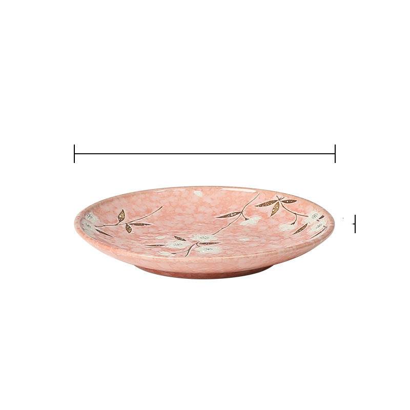 Japanese-style Tableware Plate Steak Plate Dinner Plate Flat Plate - Mubimart
