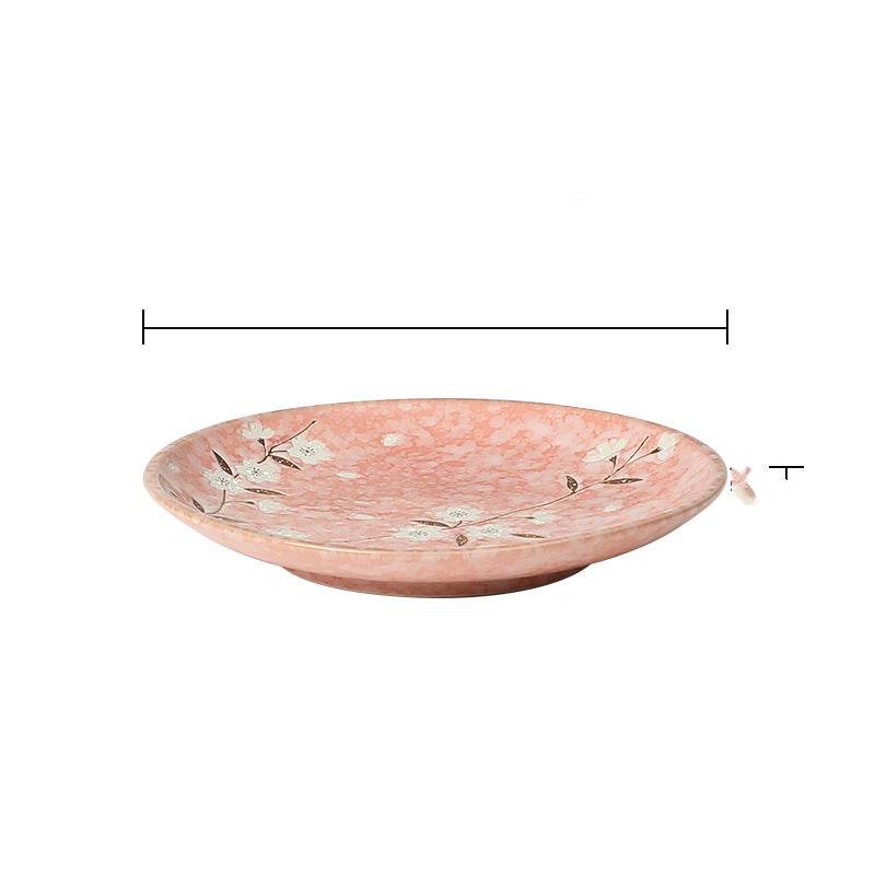 Japanese-style Tableware Plate Steak Plate Dinner Plate Flat Plate - Mubimart