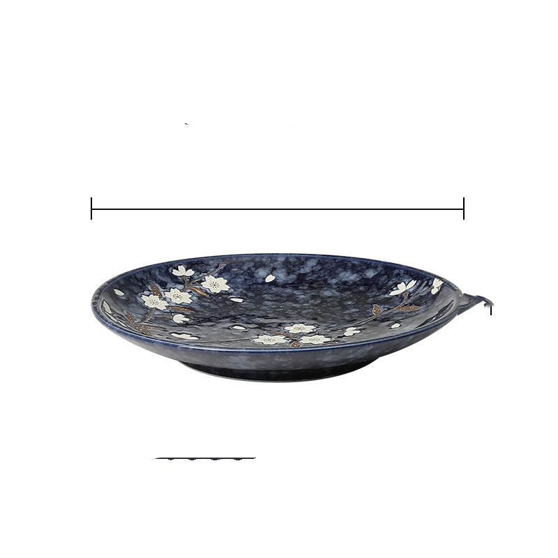 Japanese-style Tableware Plate Steak Plate Dinner Plate Flat Plate - Mubimart