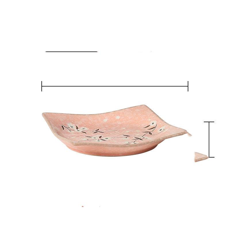 Japanese-style Tableware Plate Steak Plate Dinner Plate Flat Plate - Mubimart
