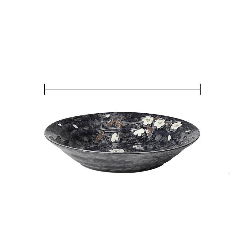 Japanese-style Tableware Plate Steak Plate Dinner Plate Flat Plate - Mubimart