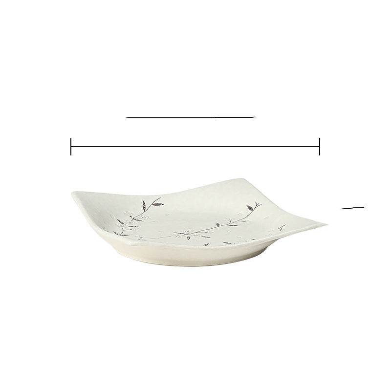 Japanese-style Tableware Plate Steak Plate Dinner Plate Flat Plate - Mubimart