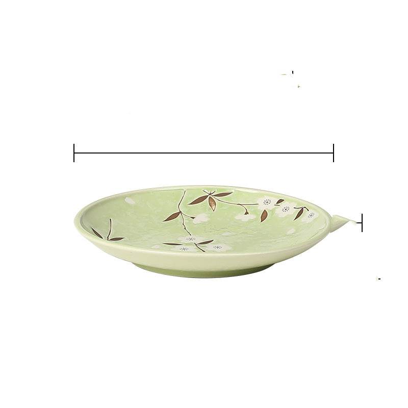 Japanese-style Tableware Plate Steak Plate Dinner Plate Flat Plate - Mubimart