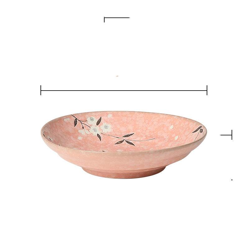 Japanese-style Tableware Plate Steak Plate Dinner Plate Flat Plate - Mubimart