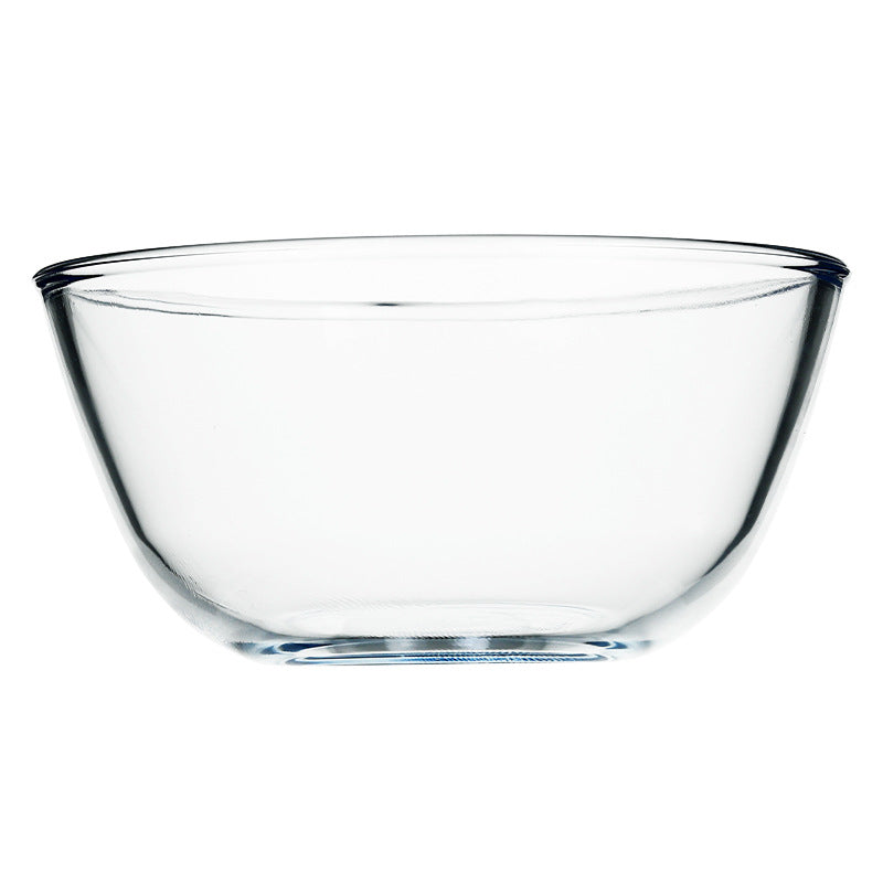 Japanese-style Transparent Glass Salad Bowl Large Instant Noodle Bowl Creative Bowl Microwave Oven Household And Noodle Bowl - Mubimart -  