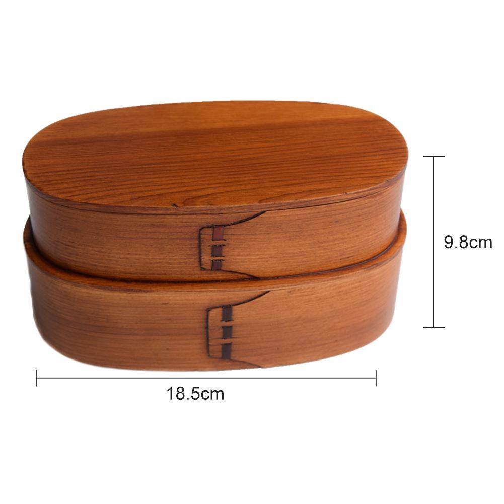 Japanese style cedar bento box - Mubimart