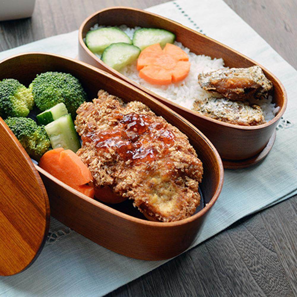 Japanese style cedar bento box - Mubimart