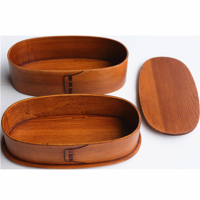 Japanese style cedar bento box - Mubimart -  