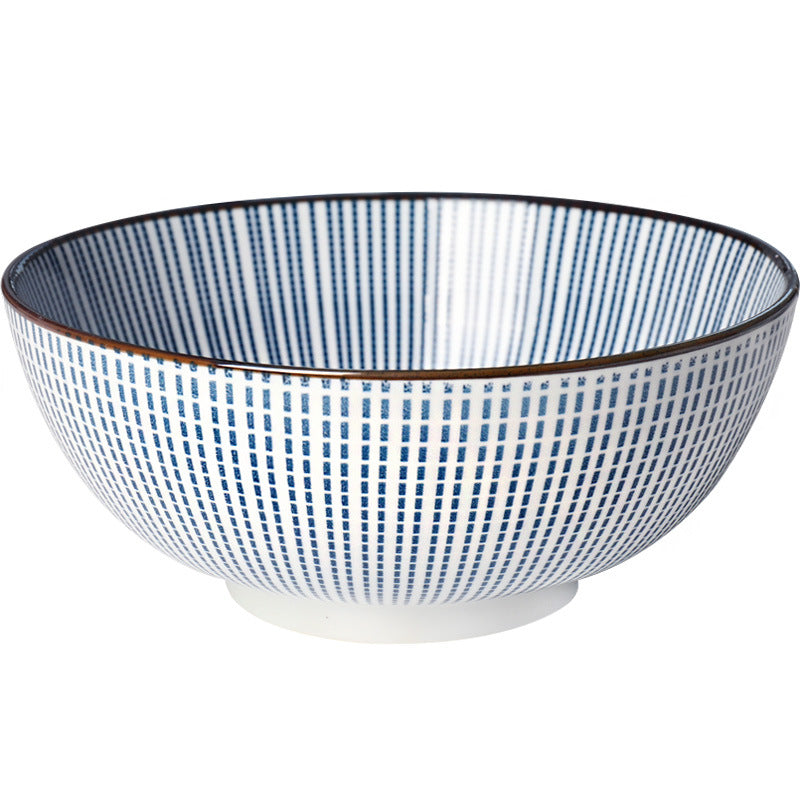 Japanese-style ceramic soup noodle bowl - Mubimart -  