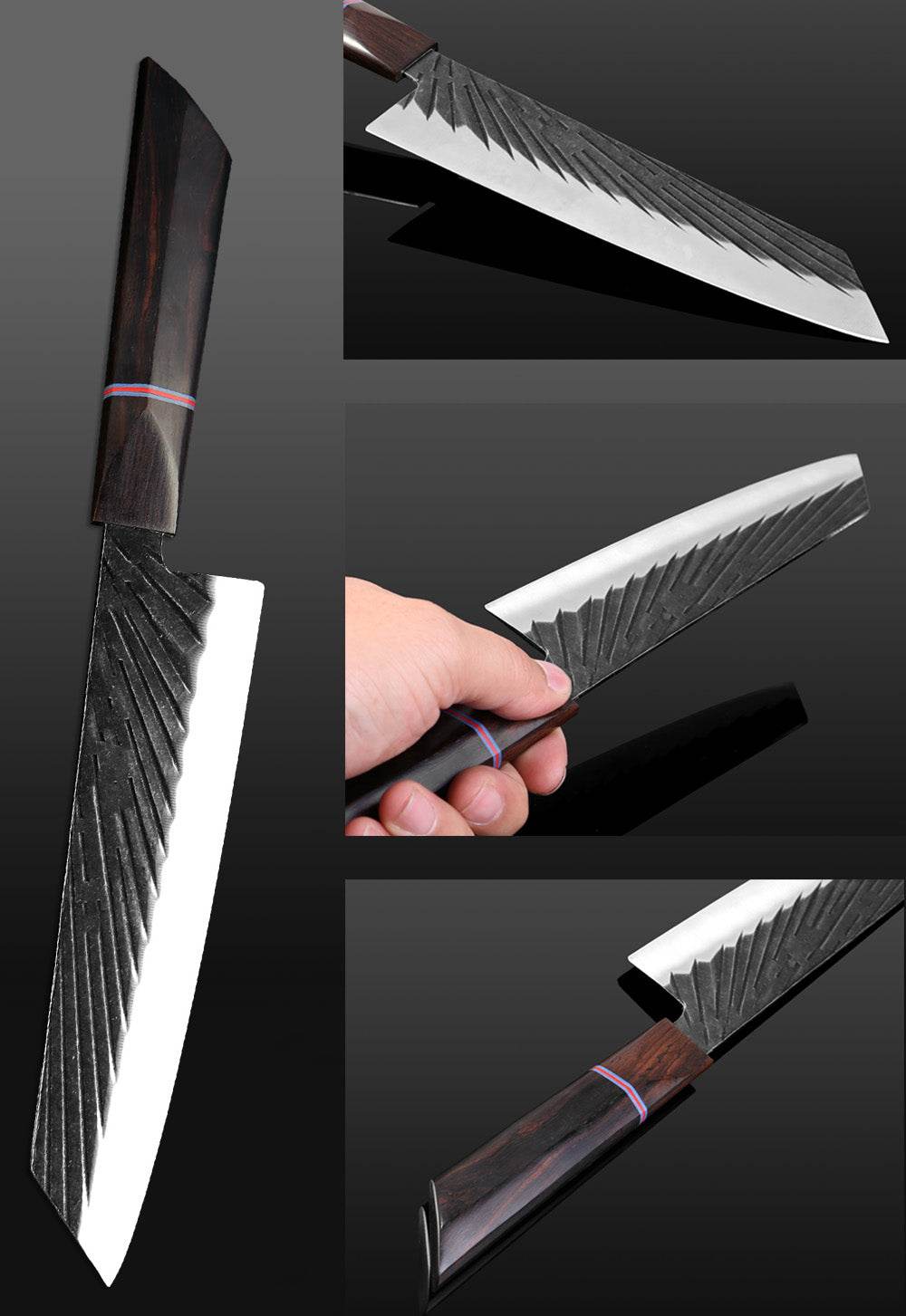 Japanese style cutting knife set - Mubimart
