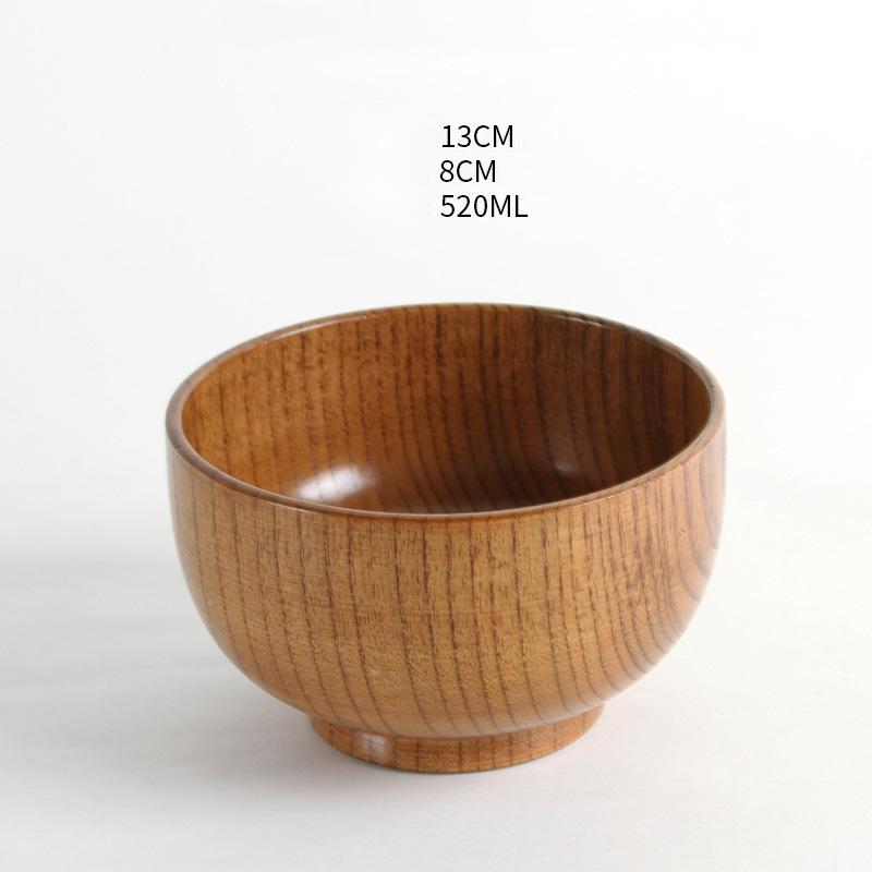 Japanese style natural jujube wooden bowl - Mubimart -  