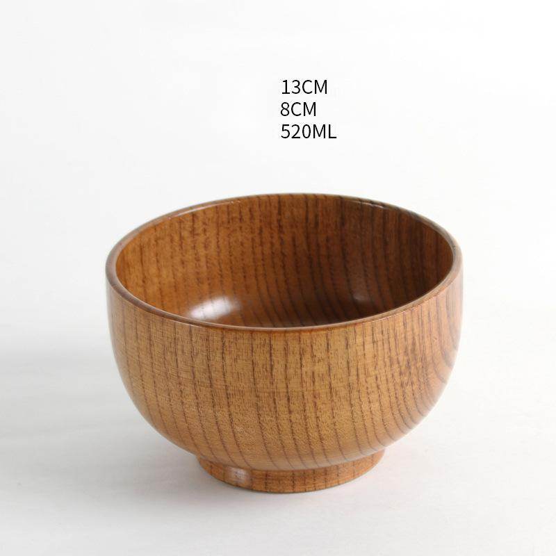 Japanese style natural jujube wooden bowl - Mubimart