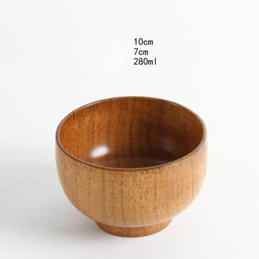 Japanese style natural jujube wooden bowl - Mubimart