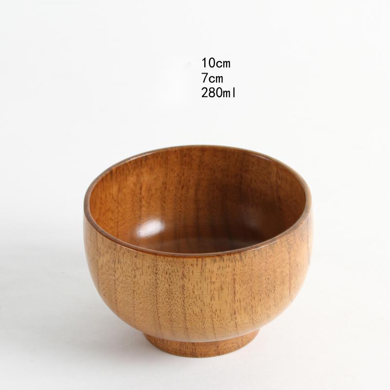 Japanese style natural jujube wooden bowl - Mubimart -  