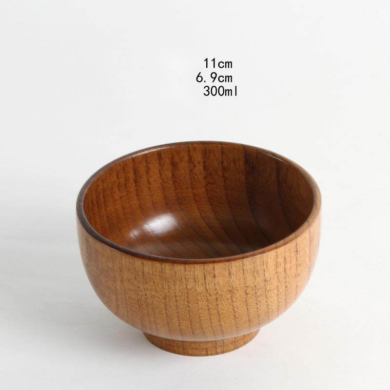 Japanese style natural jujube wooden bowl - Mubimart